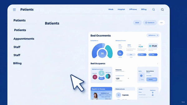 Hospital Staff & Patient Dashboard